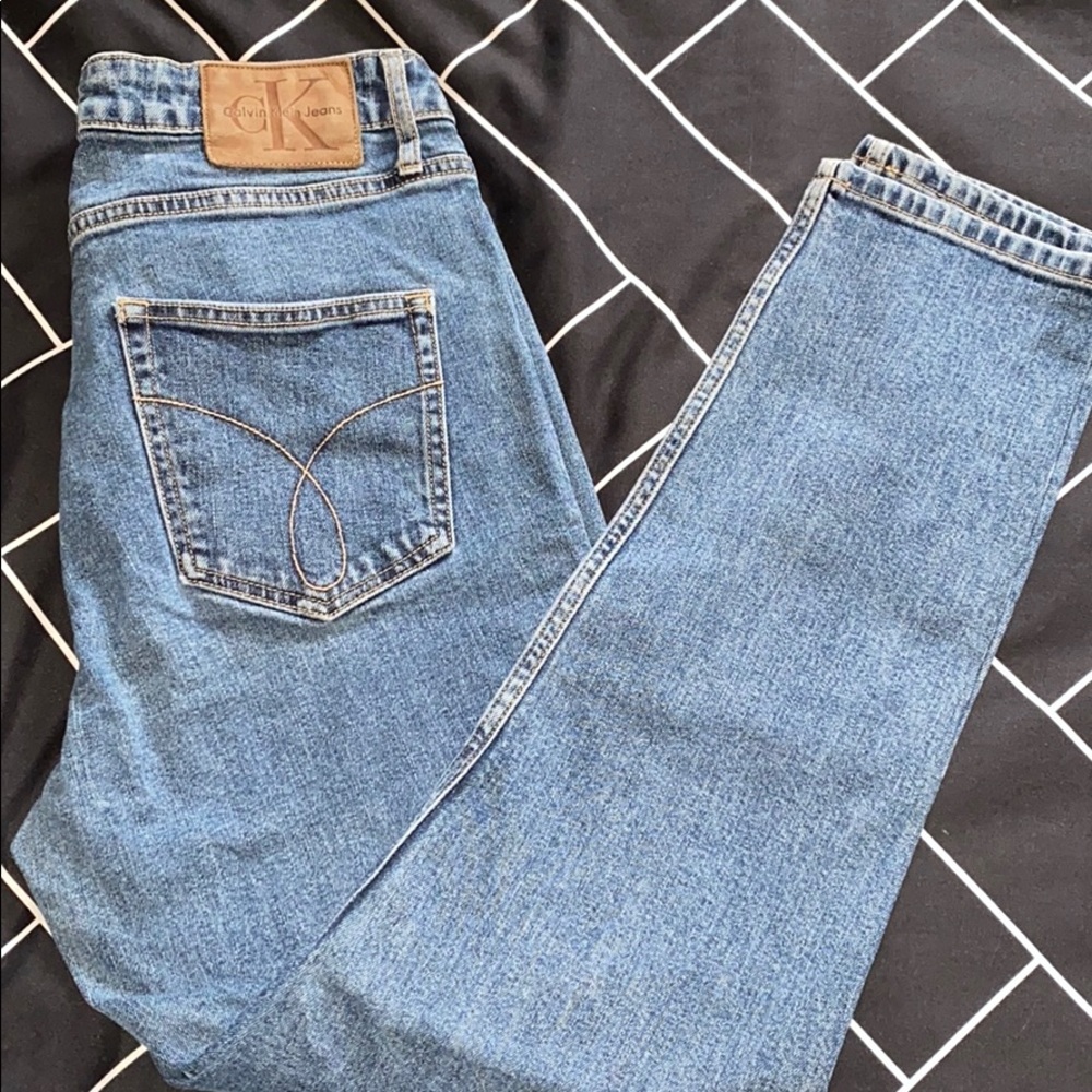 Calvin Klein mom jeans